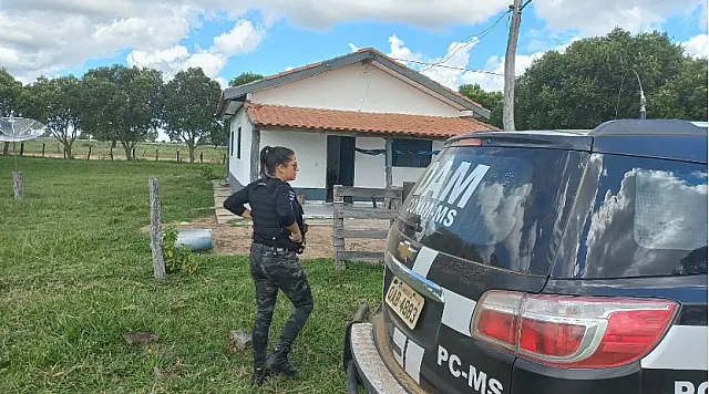 Polícia resgata vítima de violência doméstica na região pantaneira de Coxim