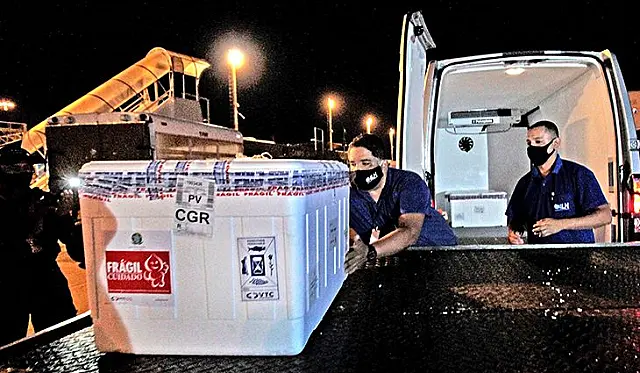 Com aprovação consensual de prefeituras, SES distribui 105.090 doses da vacina nesta sexta