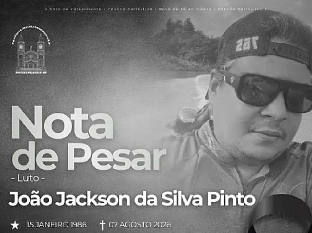 Paróquia Imaculada Conceição manifesta pesar pela morte de João Jackson
