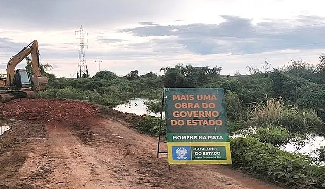 Agesul reforça aterros na Estrada Parque devido forte vazão das águas