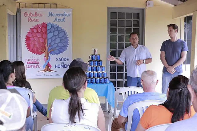 Anastácio realiza palestra sobre prevenção ao câncer de próstata e bucal