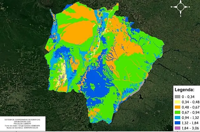 MS será pioneiro em mapas detalhados para orientar atividades agropecuárias