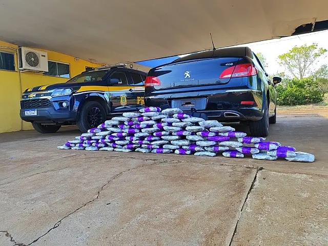 PRF apreende 39,8 kg de skunk em Água Clara