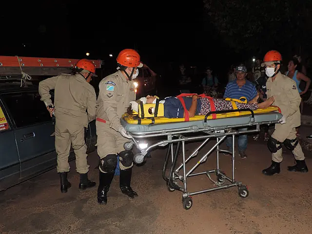 Ciclista fica ferida após acidente com carro em Aquidauana