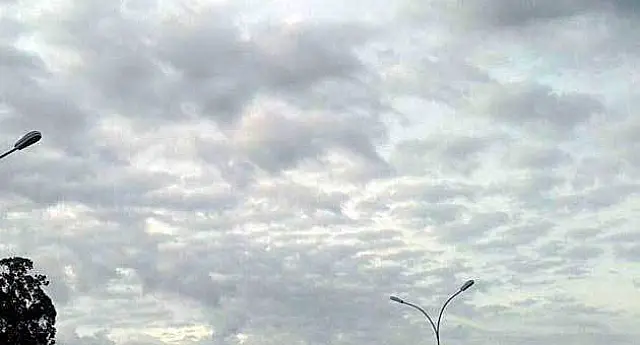 Céu parcialmente nublado com possibilidade de chuvas na região de Aquidauana