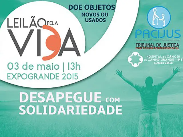 TJMS e Hospital de Câncer lançam campanha 'Leilão pela Vida'