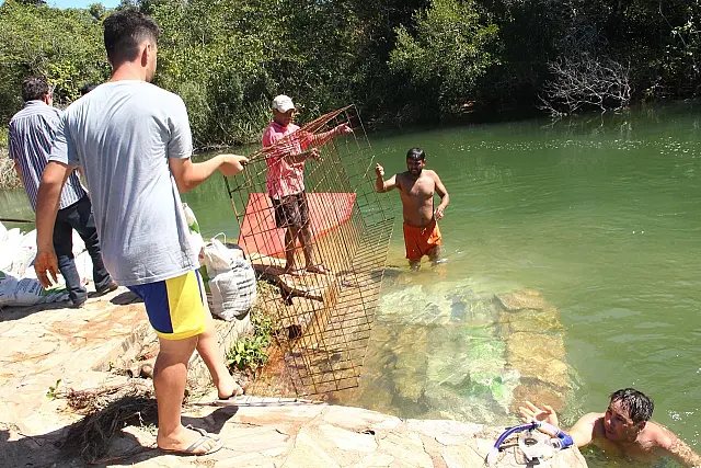 Em obras, balneário de Bonito permanece fechado no final de semana