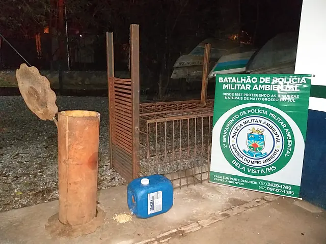 PMA apreende armadilha de caça a animais silvestres