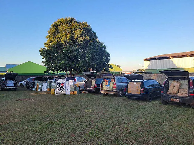 Com quase R$ 400 mil em contrabando, mais de 10 veículos são apreendidos em MS