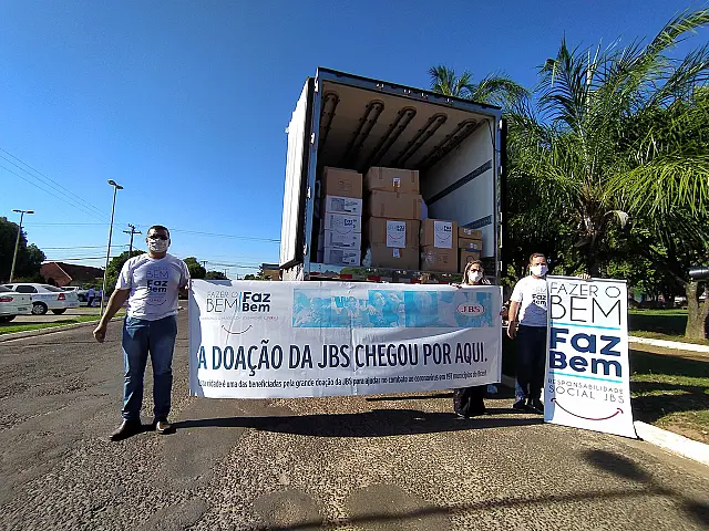 Doação da JBS chega a Anastácio