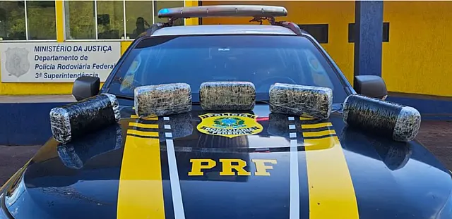 PRF apreende 5kg de skunk em Corumbá