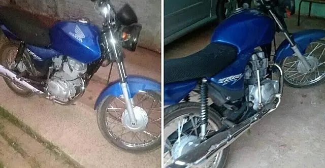 Casal tem moto roubada por supostos bandidos do PCC