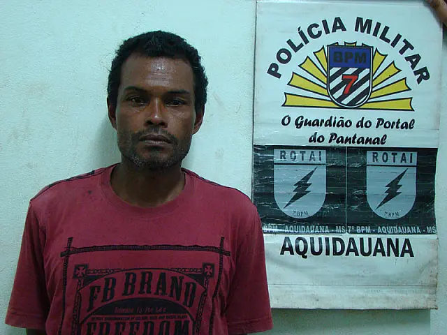 PM prende homem foragido da justiça em Aquidauana