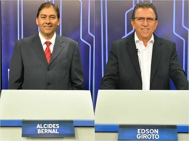 No único debate do 2º turno, clima esquenta entre Giroto e Bernal