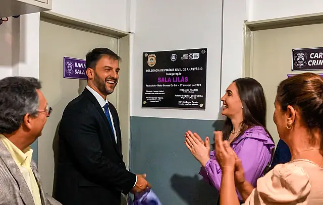 Anastácio inaugura "Sala Lilás" para atender casos de violência contra as mulheres