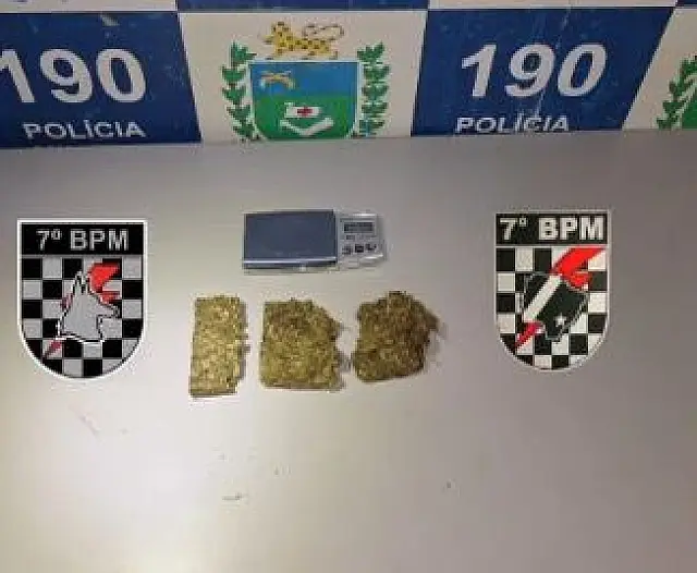 Traficante é preso em Aquidauana após agredir mulher