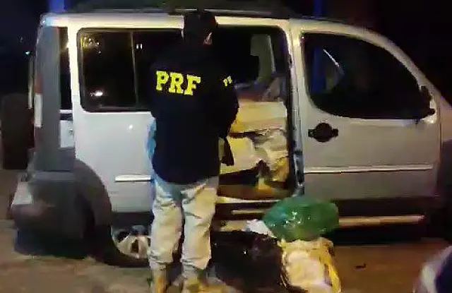 PRF apreende 1 tonelada de maconha e prende homem em Campo Grande
