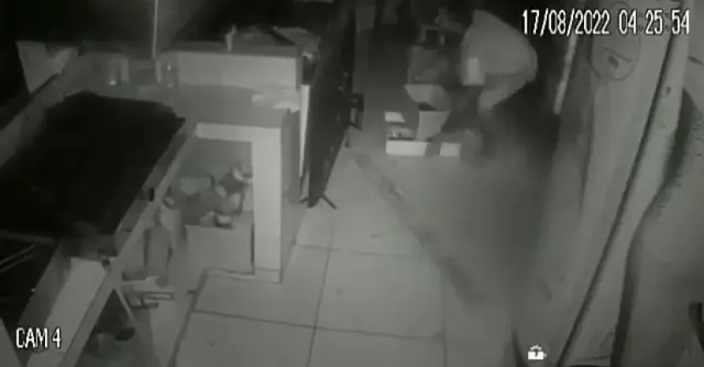 Suspeito de arrombar lanchonete e fazer 'limpa' é baleado nas costas em Naviraí