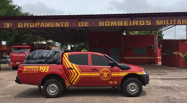 Criança se afoga em balde e é salva por bombeiros em Corumbá