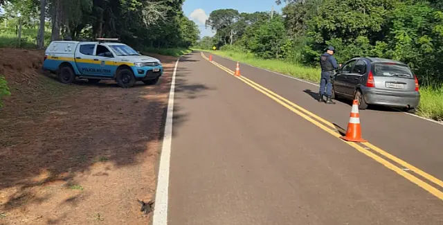 PM mantém fiscalização nas rodovias de Piraputanga, Camisão e região