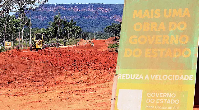 Obra de pavimentação da Estrada Ecológica avança e impulsiona um dos principais destinos turísticos de MS