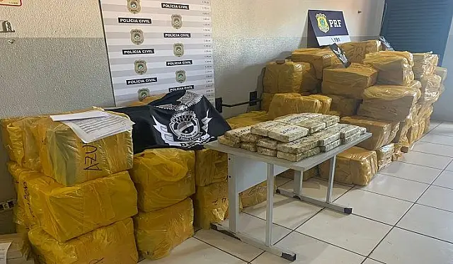 Polícia apreende 3 toneladas de maconha e mais de 30 kg de cocaína