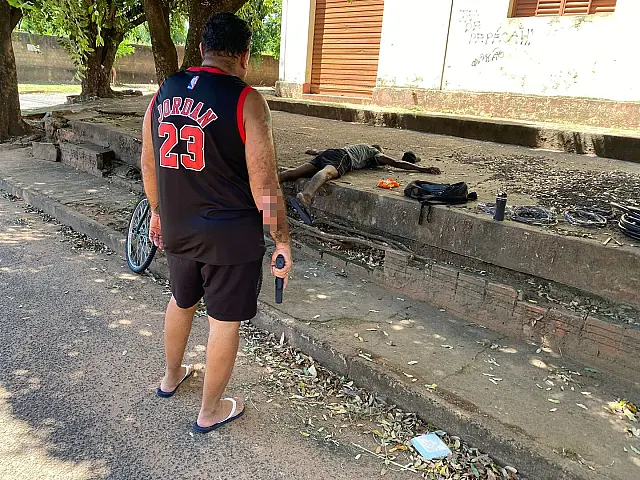 Policial Militar de férias flagra furto e prende suspeito em Aquidauana