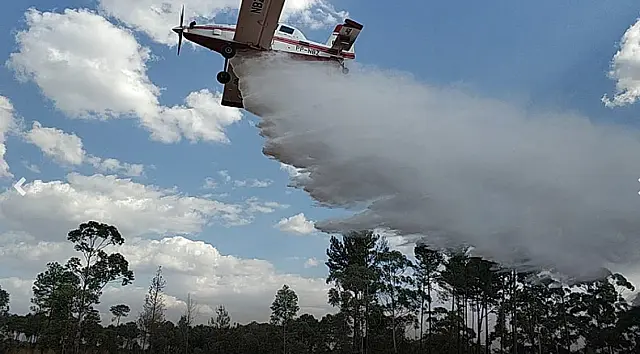 Avião e 34 bombeiros do DF chegam a MS na quinta-feira para ajudar no combate a incêndio