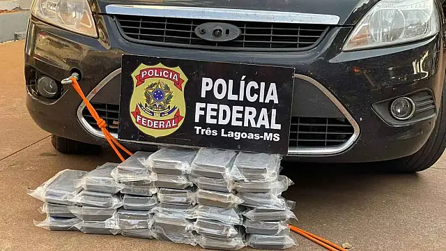 Casal é preso com cocaína avaliada em R$ 800 mil