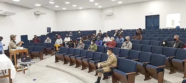 Órgãos e instituições realizam treinamento de combate a incêndio