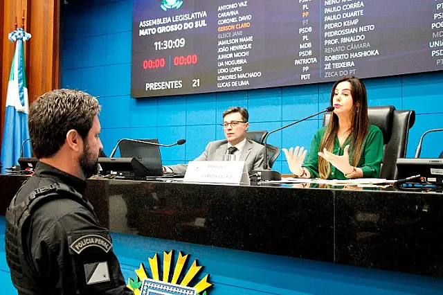 Policiais penais pedem apoio da ALEMS para regulamentar profissão