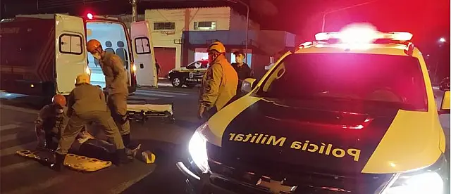 Motociclista perde controle e sofre queda em Aquidauana