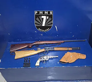 Homem armado invade casa da ex pela janela e é preso em Anastácio