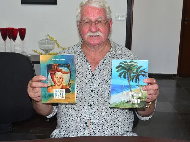 Escritor estará hoje em Aquidauana para lançar livro 'A Professora e o Médico'
