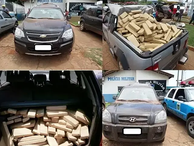 PMs de Nioaque apreendem mais de uma tonelada de maconha
