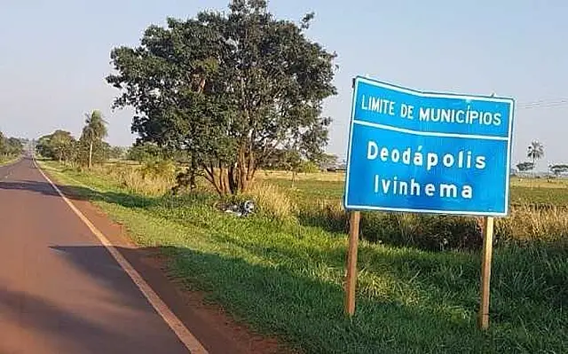 Motociclista morre em rodovia de MS após bater moto em placa de sinalização