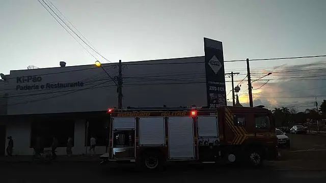 Rápida ação dos Bombeiros de Sidrolândia evitou que incêndio se propagasse