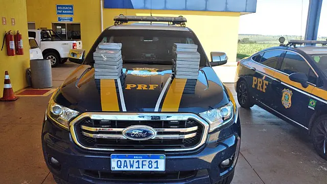 PRF apreende 31 kg de cocaína em rodovia de MS