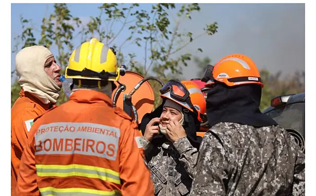 Trabalho conjunto em MS combate o fogo no Pantanal
