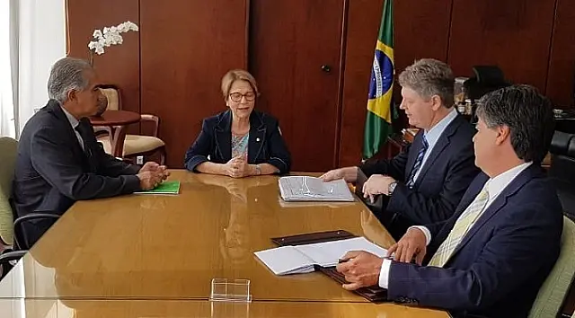 Governador pede apoio do Ministério da Agricultura para regularizar assentamentos em MS