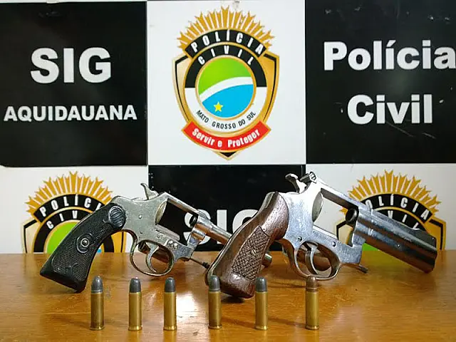 SIG de Aquidauana prende homem com armas de uso restrito