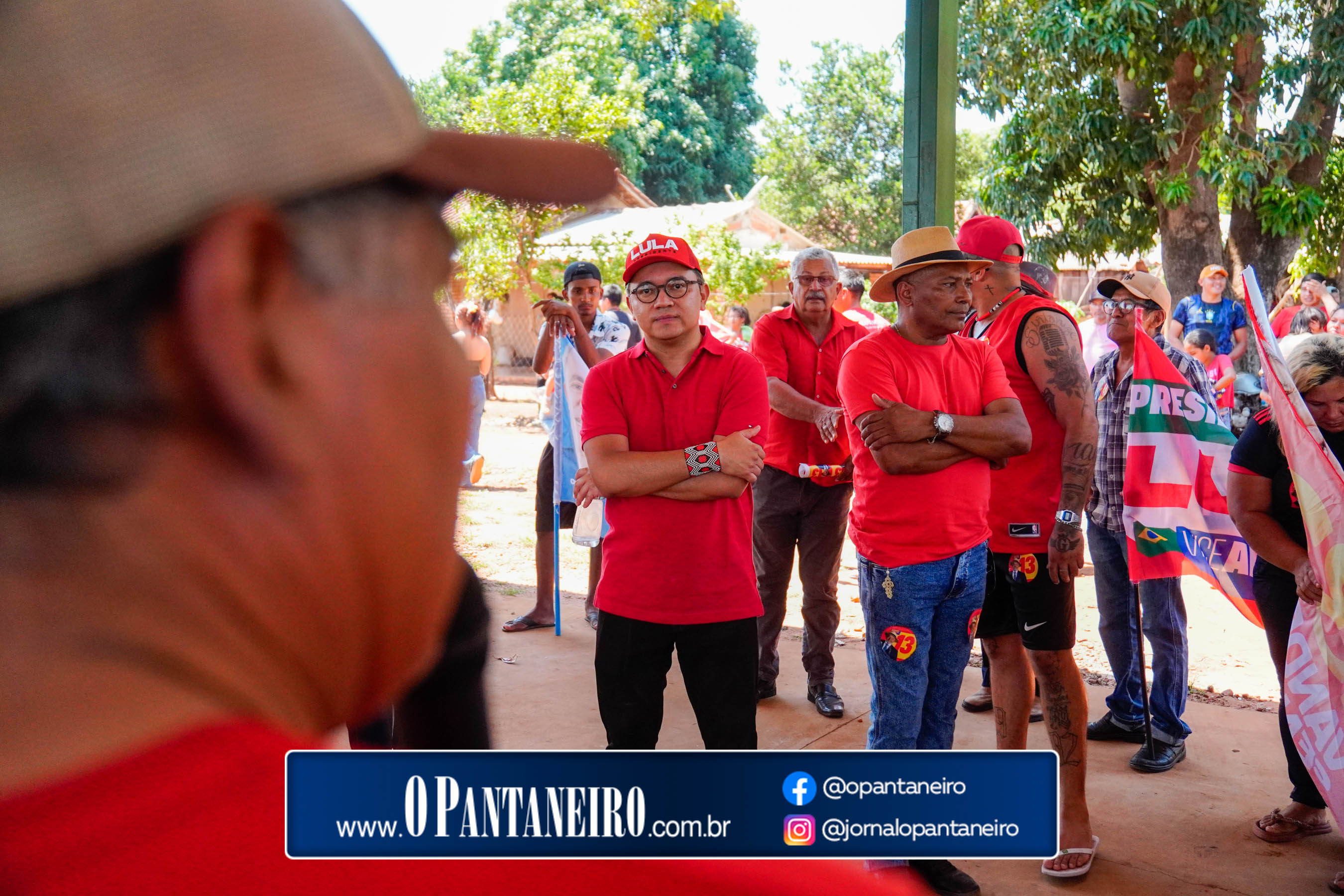 Carreata do Lula em Nioaque - Brejão e cidade O Pantaneiro