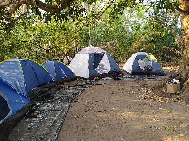 Polícia desmonta acampamento ilegal de pesca às margens do rio Aquidauana