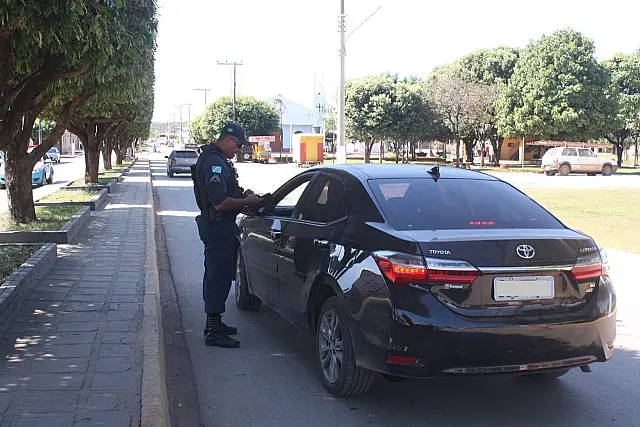Blitz educativa da campanha Maio Amarelo é realizada em Bodoquena