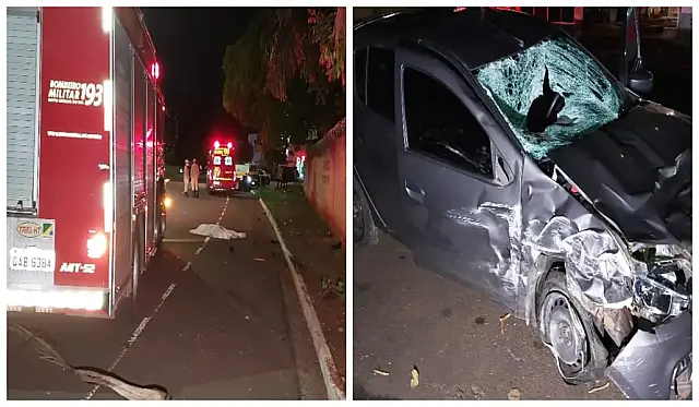 Motorista que matou mulher atropelada tentou fugir e foi segurado por vizinhos