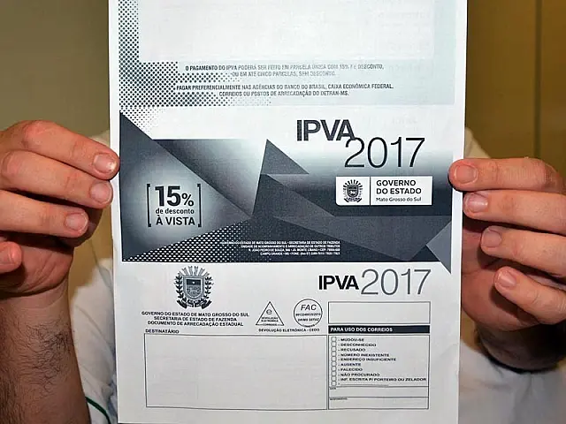 Quem teve carro roubado ou furtado em MS poderá pedir devolução do IPVA