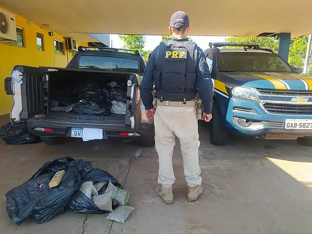 PRF apreende mais de 300 kg de entorpecentes na BR-262