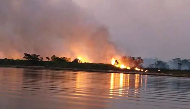 Aeronave de MT vai auxiliar bombeiros no combate a novos incêndios no Pantanal