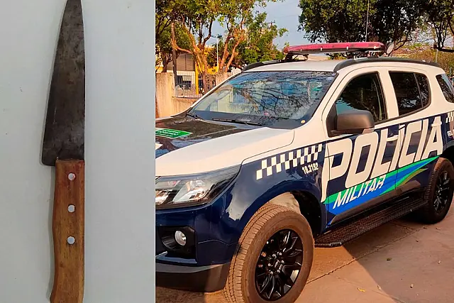Tio esfaqueia jovem no pescoço após discussão na Vila Pinheiro