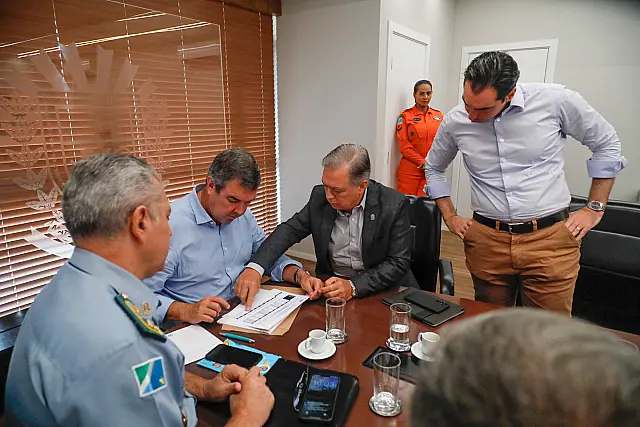 Ridel assina ações prioritárias para a segurança em Mato Grosso do Sul